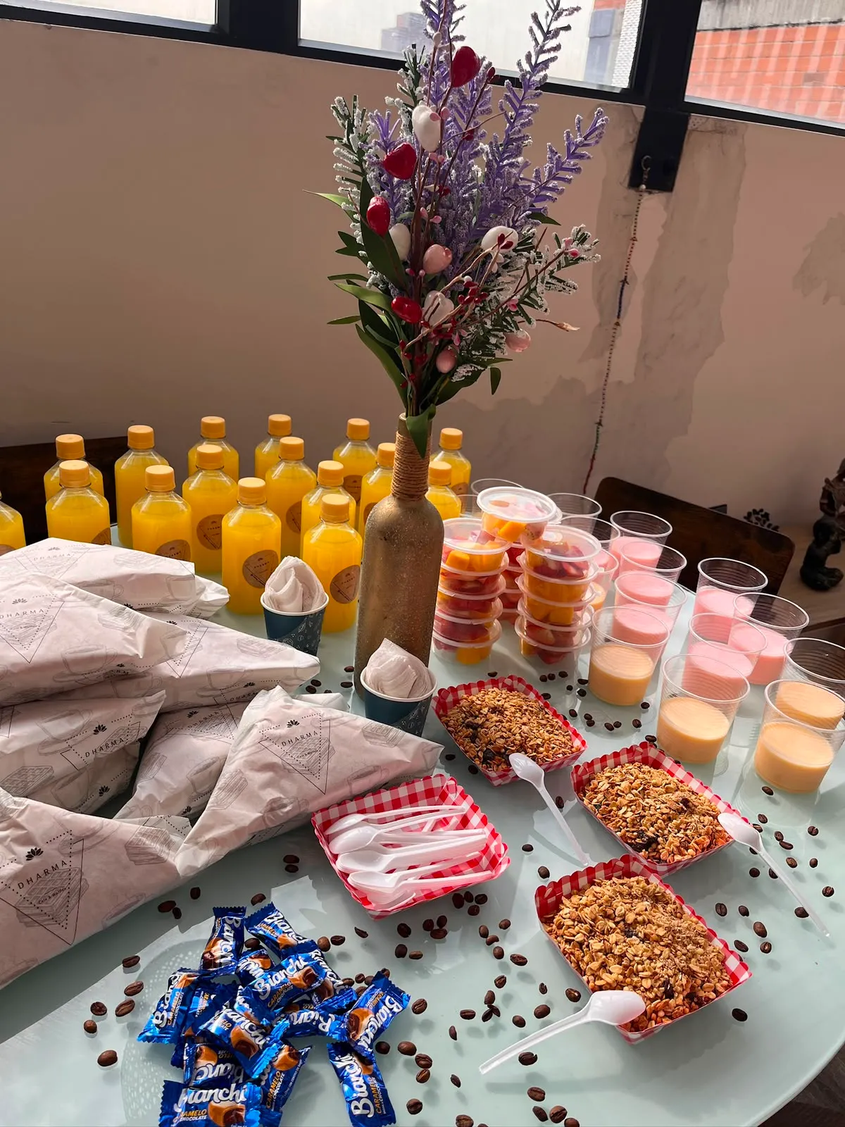 Mesa de brunch